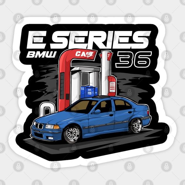 E SERIES 36 BMW Sticker by CFStore